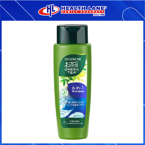 FOLLOW ME GREEN TEA SHAMPOO 6 IN 1 (320ML)